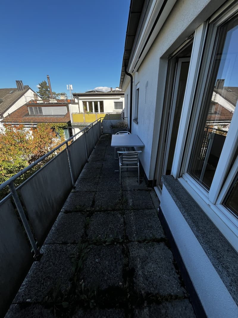 Sehr helle, möblierte 2-Zimmer-Wohnung mit zwei Terrassen beim Spalentor, 1. Januar bis 30. September 2027 (13)
