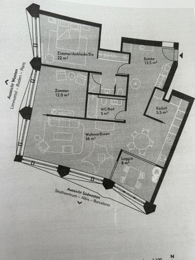 3.5-Zi.-Wohnung im Limmattower 20. OG mit Panoramablick & Komfortlüftung (8)