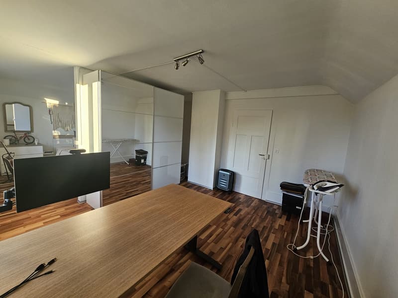 Bright two-room space in a big house with garden, fireplace for a couple or someone who loves space (3)