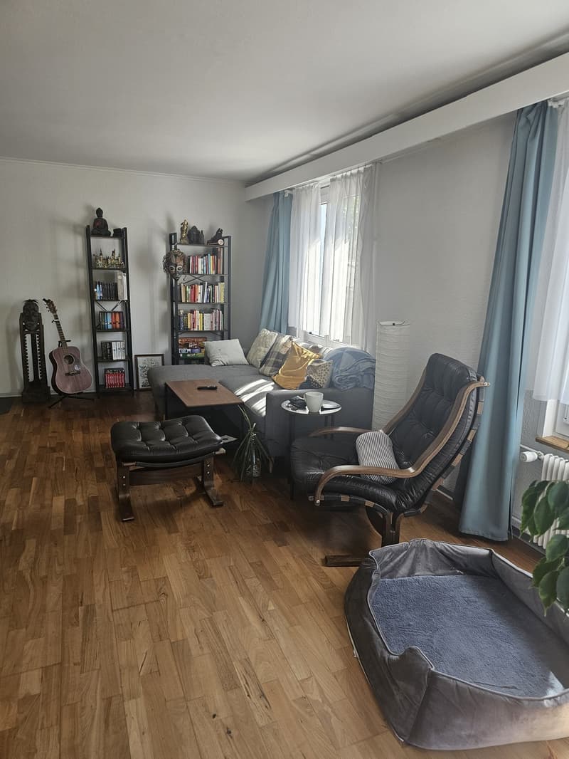 Bright two-room space in a big house with garden, fireplace for a couple or someone who loves space (8)