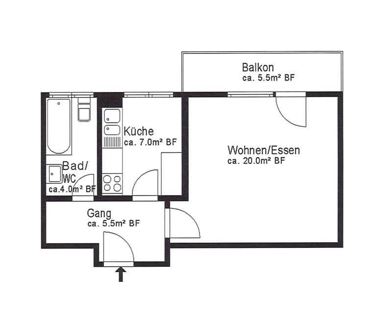 Attraktive 1- Zimmerwohnung in Stetten/AG (7)