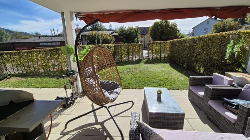 Nachmieter gesucht per 01.12.2026 : Grosse 4.5-Zi-Wohnung (105 m²) mit Riesen-Garten & Tiefgaragenplatz inkl.! (3)