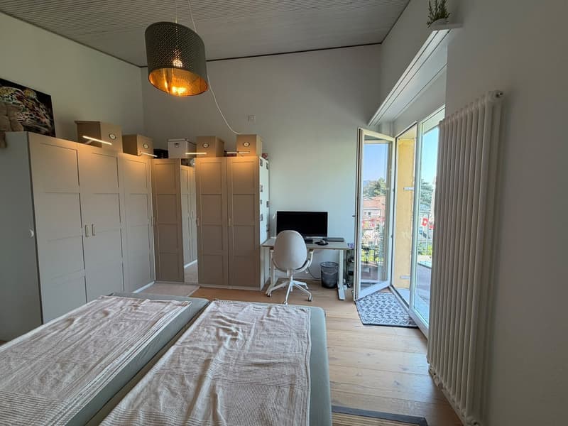 Helle, moderne Dachwohnung mit Balkon im Kreis 7 Zürich Hottingen (13)