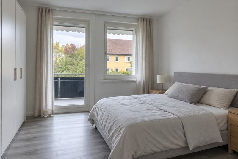 Helles WG-Zimmer in Oerlikon, 3 Min. zum Bahnhof, 2 Balkone (4)
