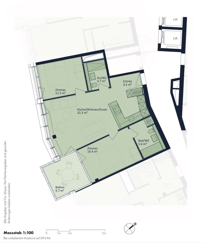3.5 Zi Wohnung Pilat-huus Kriens (14. OG) (8)