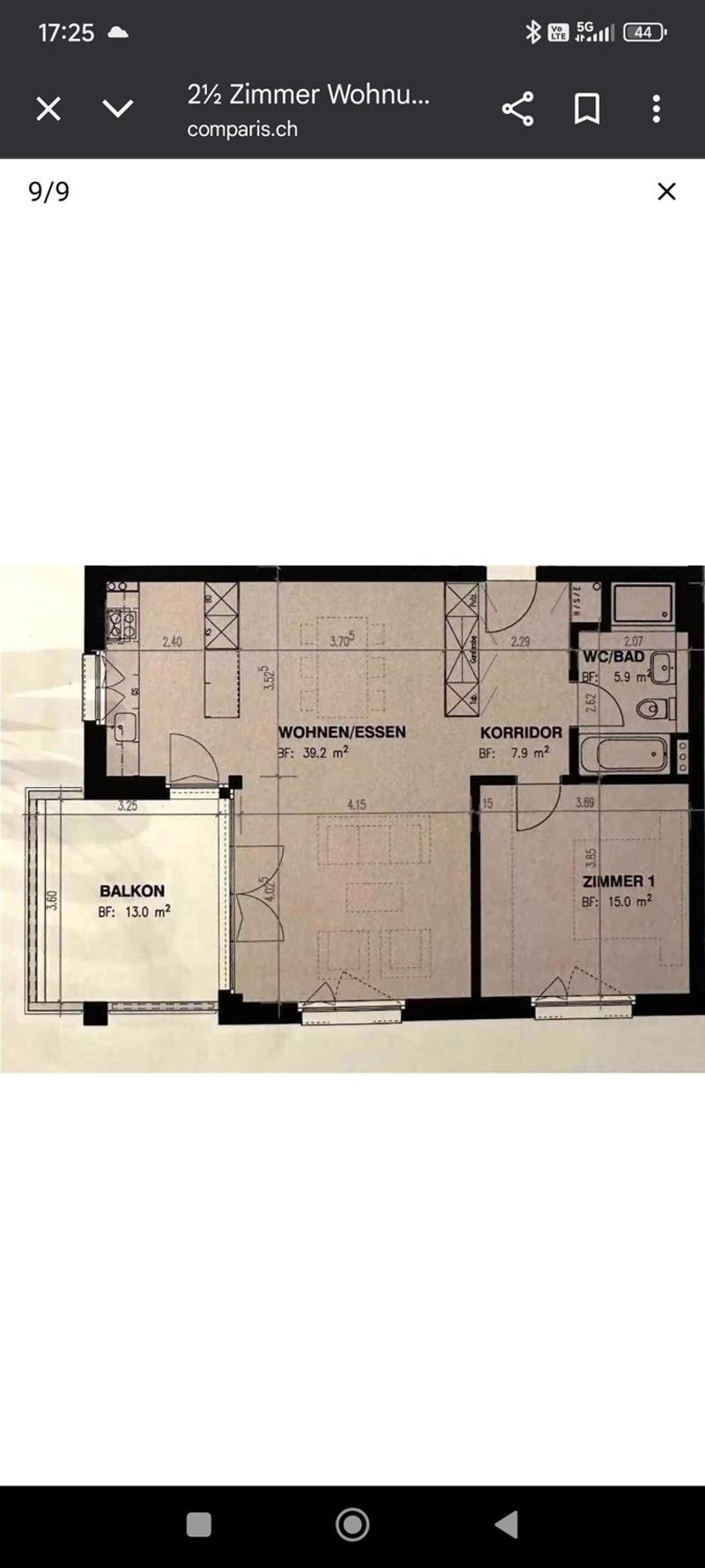 2 ½ Zimmer-Wohnung, 6222 Gunzwil (2)