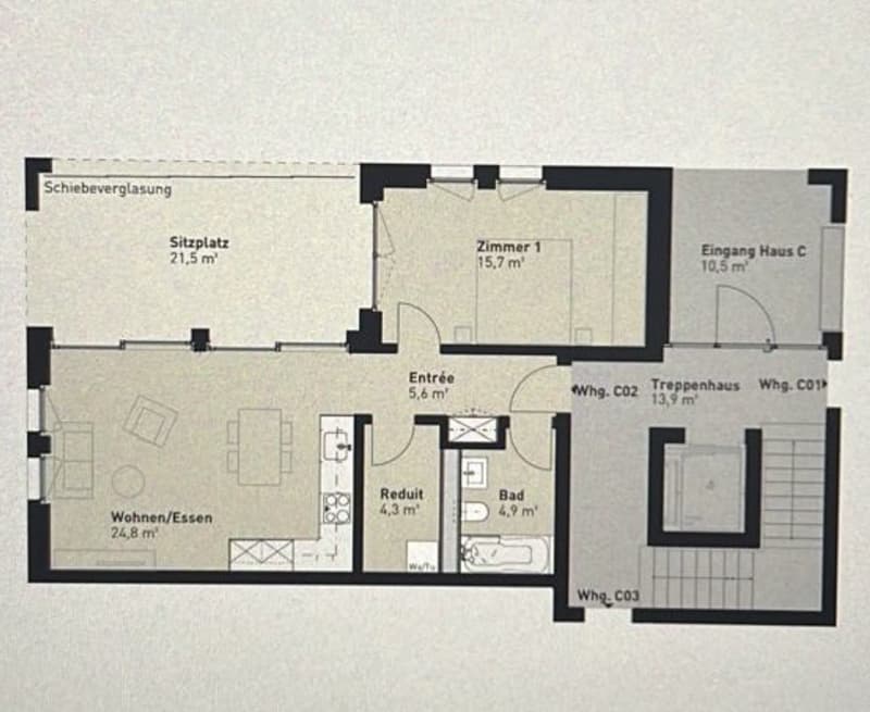 Traumhafte 2.5-Zimmer-Wohnung in Wettingen (8)