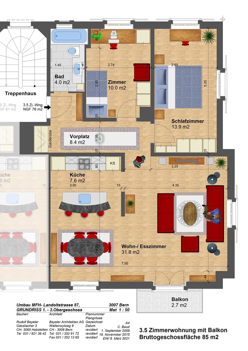 3.5 Zimmerwohnung im Schönauquartier (7)