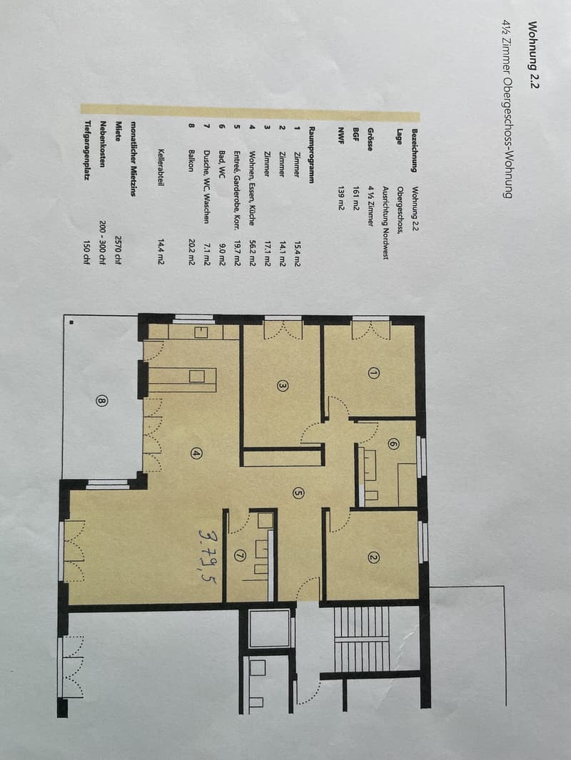 Nachmieter gesucht für 4.5 Zimmer Wohnung in Rosenhuben 42, 8500 Frauenfeld (10)