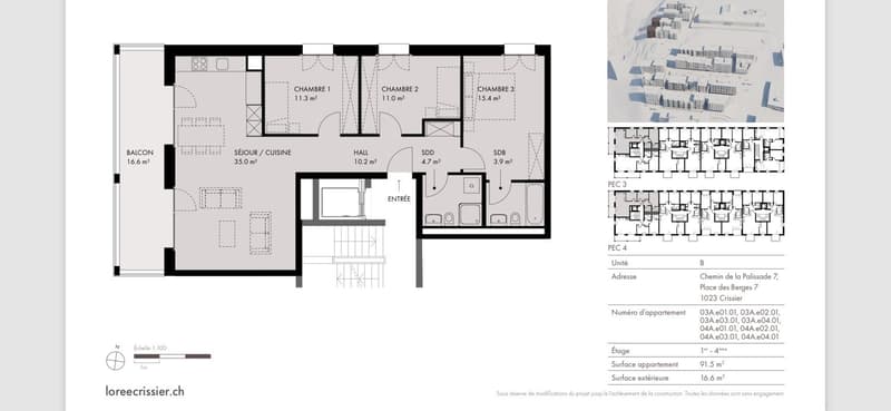 Appartement neuf de 2024 de 4.5 pièces avec balcon et vue panoramique à Crissier (3)