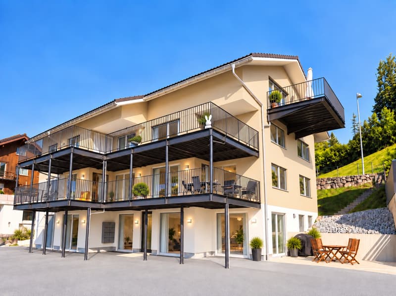 => Neu - Erstbezug neue grosse Wohnungen, sehr grosser Balkon 32m2 (10)