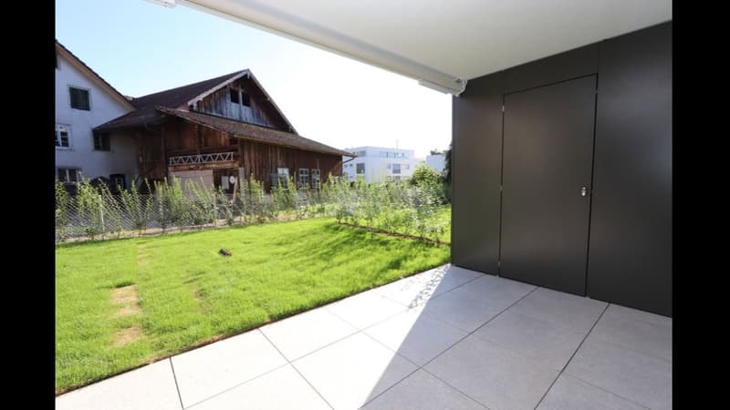 Helles und modernes 1.5-Zimmer-Studio mit Gartensitzplatz in Niederrohrdorf (5)