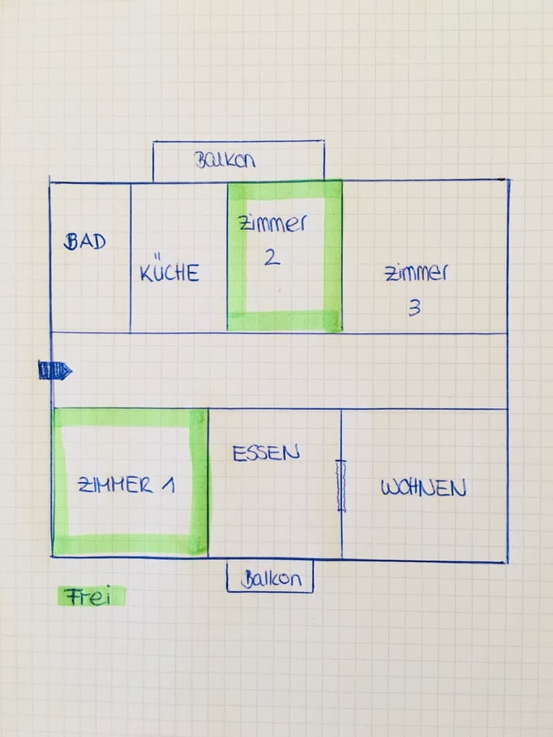 WG-Zimmer in toller, zentraler 5.5 Zimmer Whg (5)
