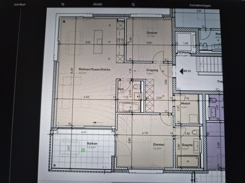 Moderne, helle 3.5-Zimmer-Wohnung mit grosszügigem Balkon (10)