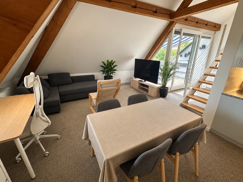 Charmante 2.5-Zimmer-Dachwohnung im Mattenhofquartier  Nachmieter gesucht 1. Dez. (2)