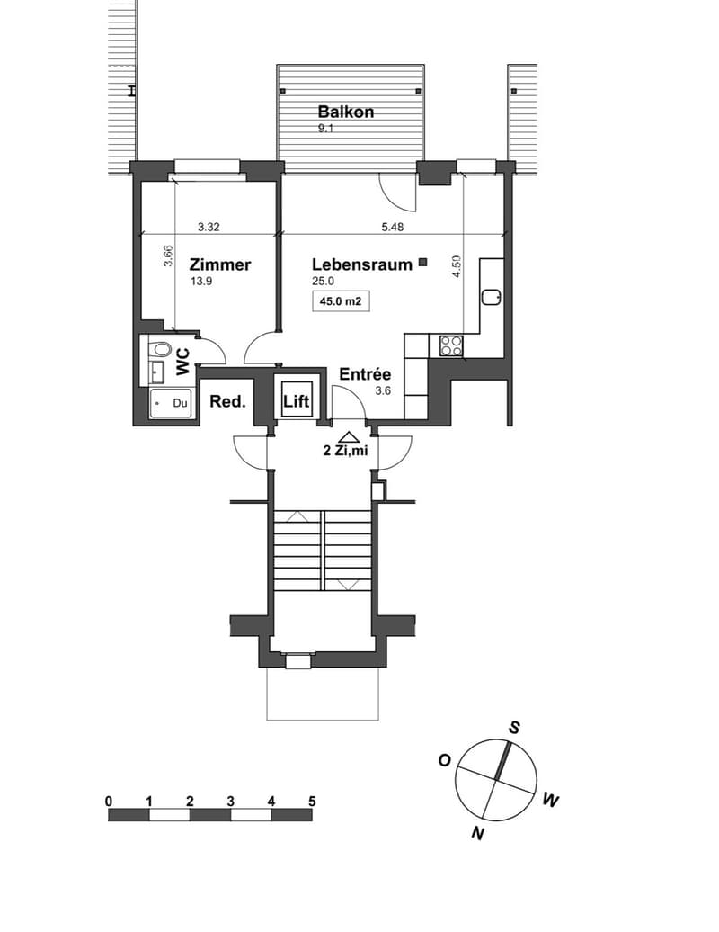 2-Zimmer-Wohnung in der Länggasse (6)