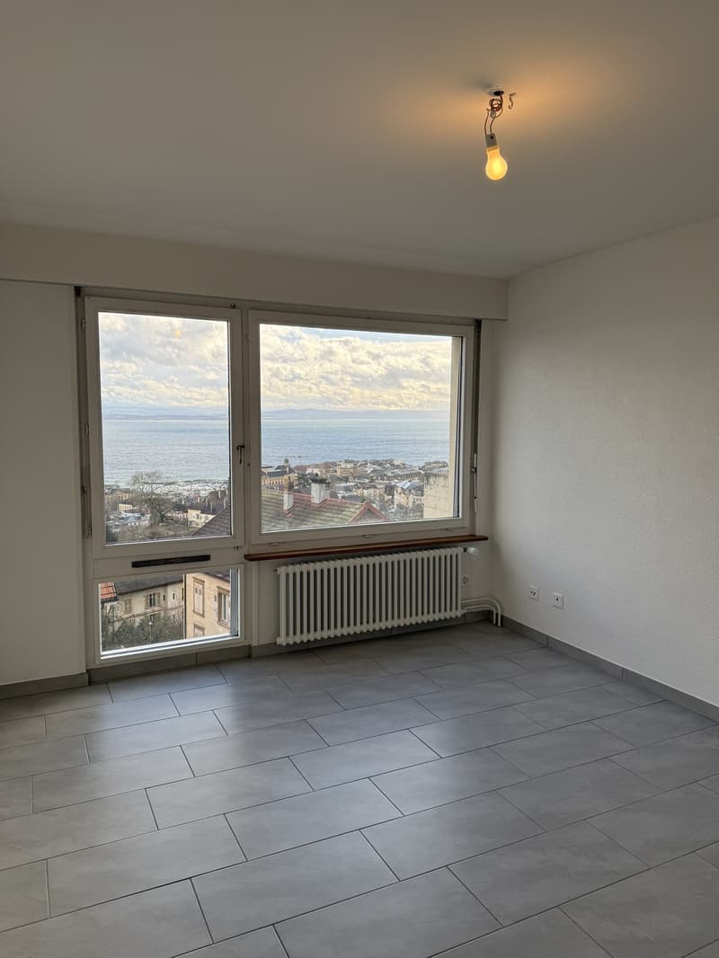 REPRISE DE BAIL | Studio 1.5 pièce avec vue lac | Rue du Rocher, 2000 Neuchâtel proche gare (1)