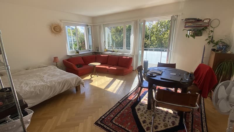 schönes und helles 23 Qm. Zimmer inkl. Balkon nahe Toblerplatz, befristet bis 31.03.2027, mit Option auf Verlängerung (1)