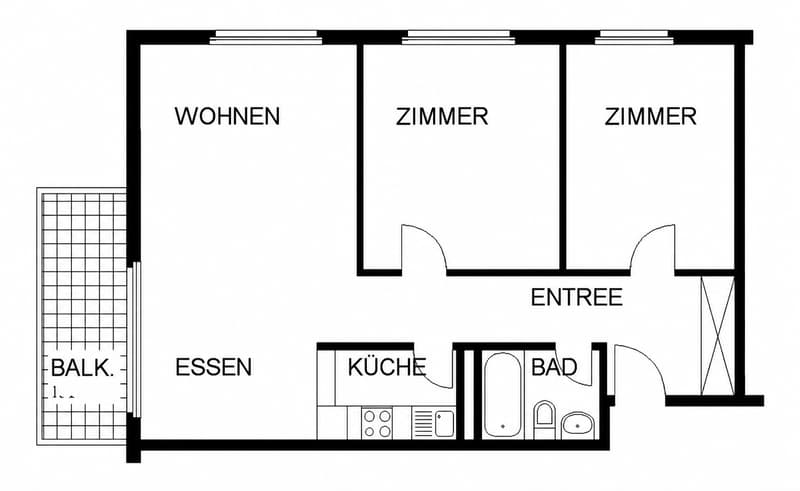 3.5 Zimmer Wohnung mit Top Lage (10)