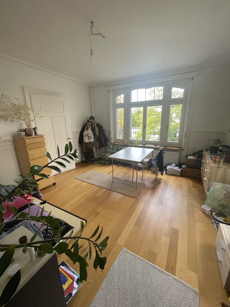 Grosses WG-Zimmer in wunderschöner Altbauwohnung mit Garten (1)