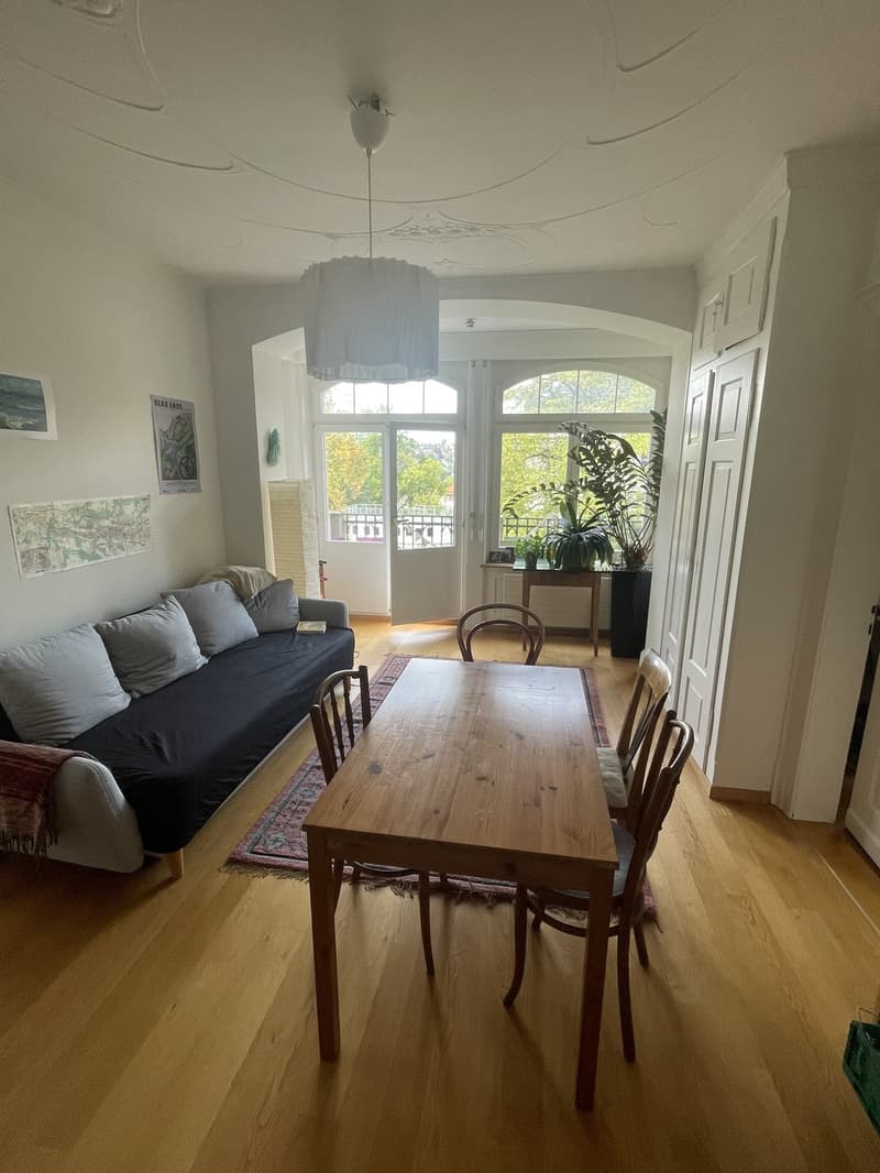 Grosses WG-Zimmer in wunderschöner Altbauwohnung mit Garten (3)