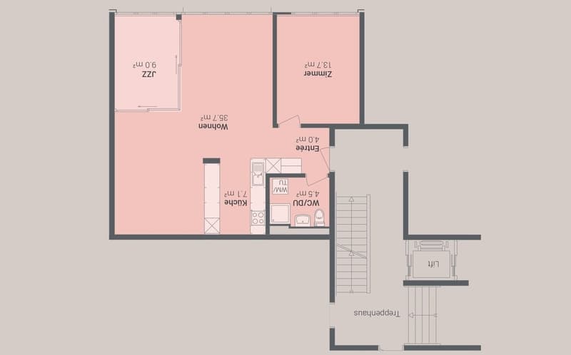 Ruhige 2.5-Zimmer-Wohnung mit Jahreszeitenzimmer in Olten Südwest CHF 1320. inkl. NK (6)