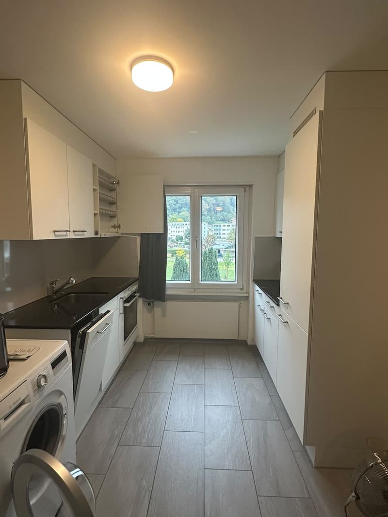Renovierte 3.5-Zimmer-Wohnung mit gedecktem Balkon und Lift (1)