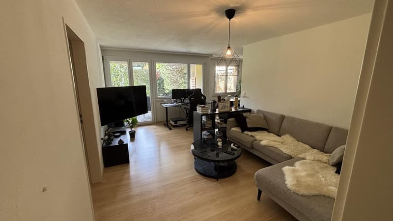 Gemütliche 2.5-Zimmer-Wohnung mit privatem Gartensitzplatz und Rasen in Samstagern (6)