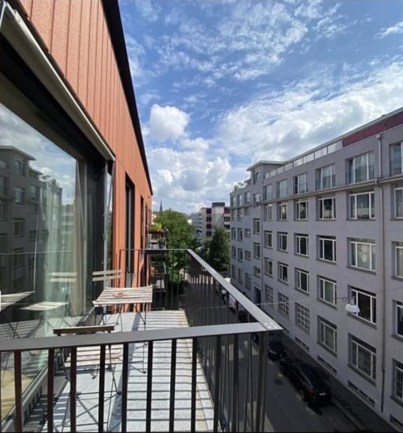 Furnished 1.5-room flat in Kreis 4, Feldstrasse 40, available now (6)