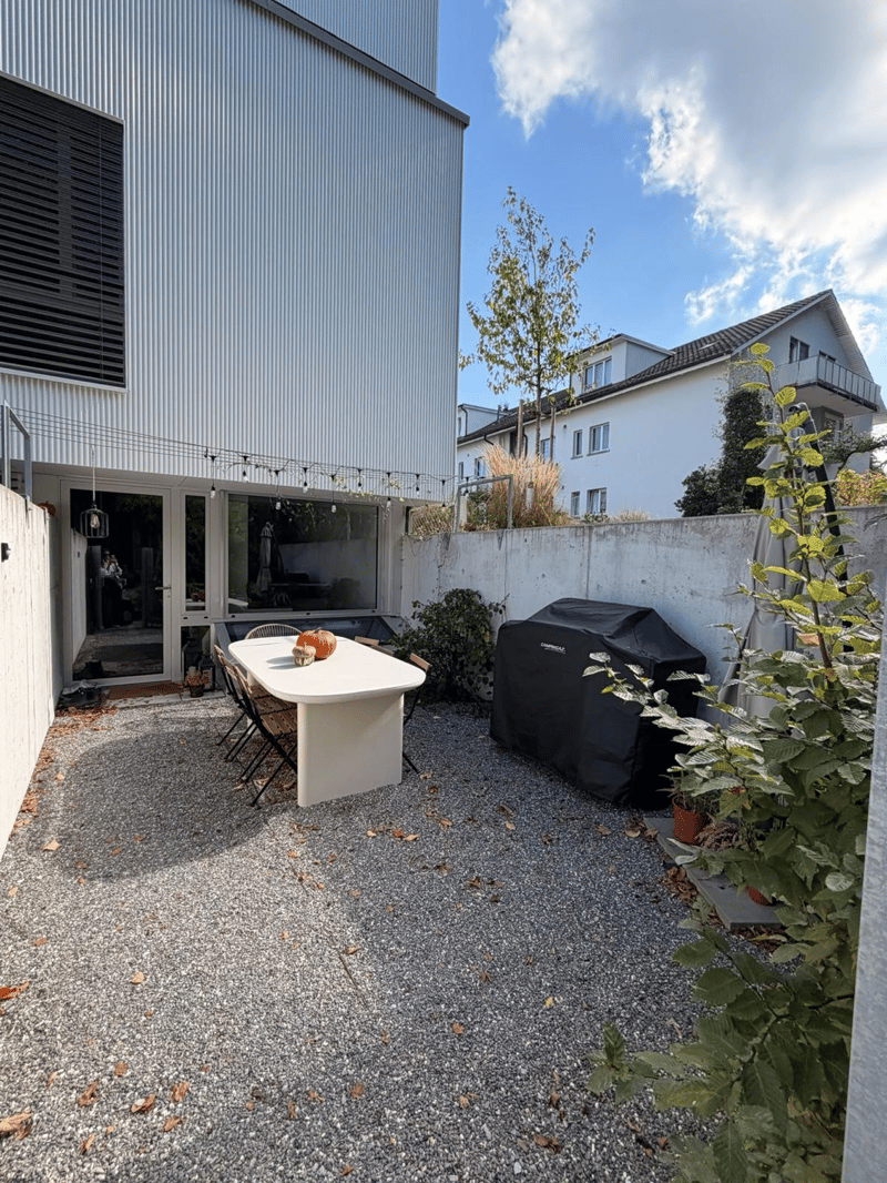 Design-Wohnperle an Zürich Stadtgrenze: 2,5 Zimmer, befristet 6 Monate, teilmöbliert mit Möglichkeit zur Übernahme. (10)