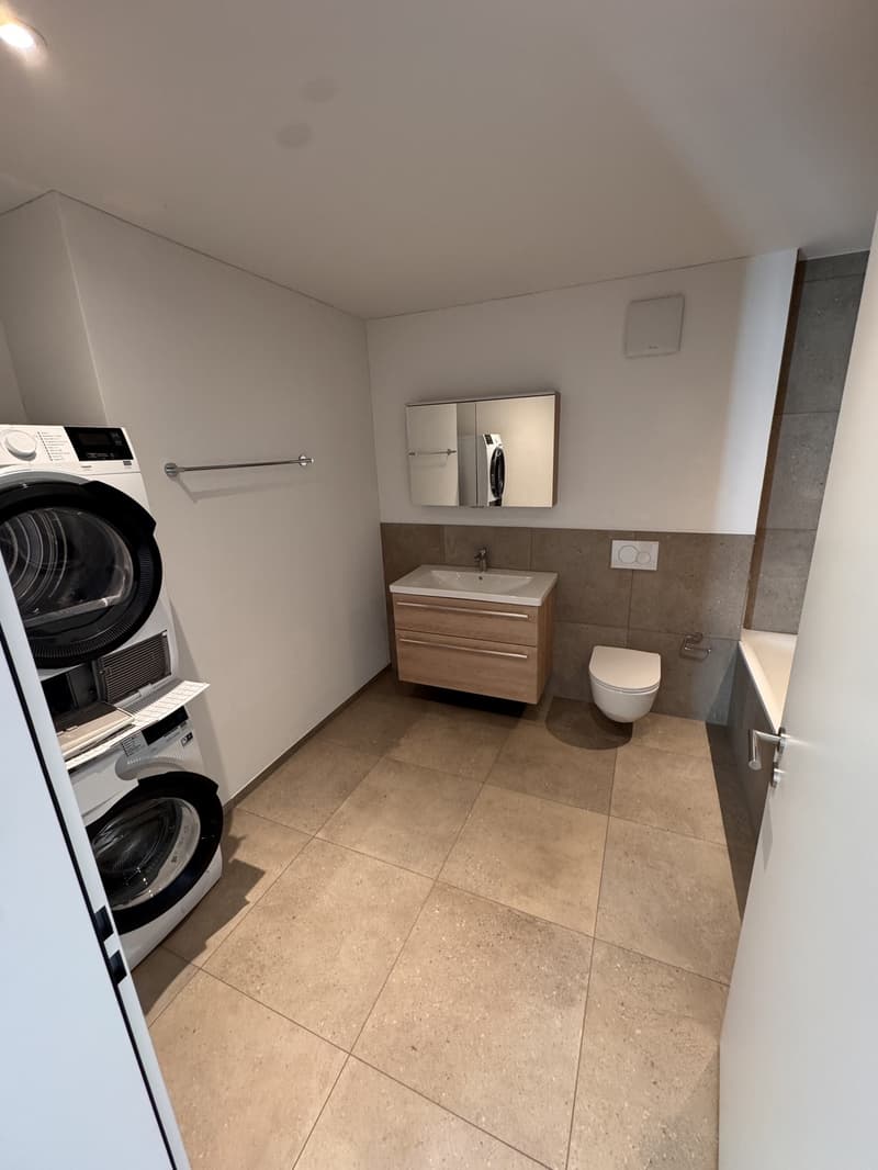 3.5-Zimmer-Neubauwohnung (120 m²), 1 Min. zum Bahnhof Aadorf - grosser Balkon, Waschturm inklusive (5)