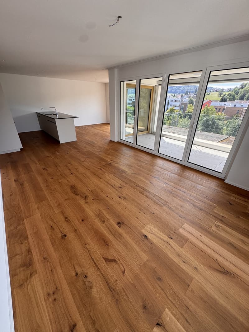 3.5-Zimmer-Neubauwohnung (120 m²), 1 Min. zum Bahnhof Aadorf - grosser Balkon, Waschturm inklusive (4)