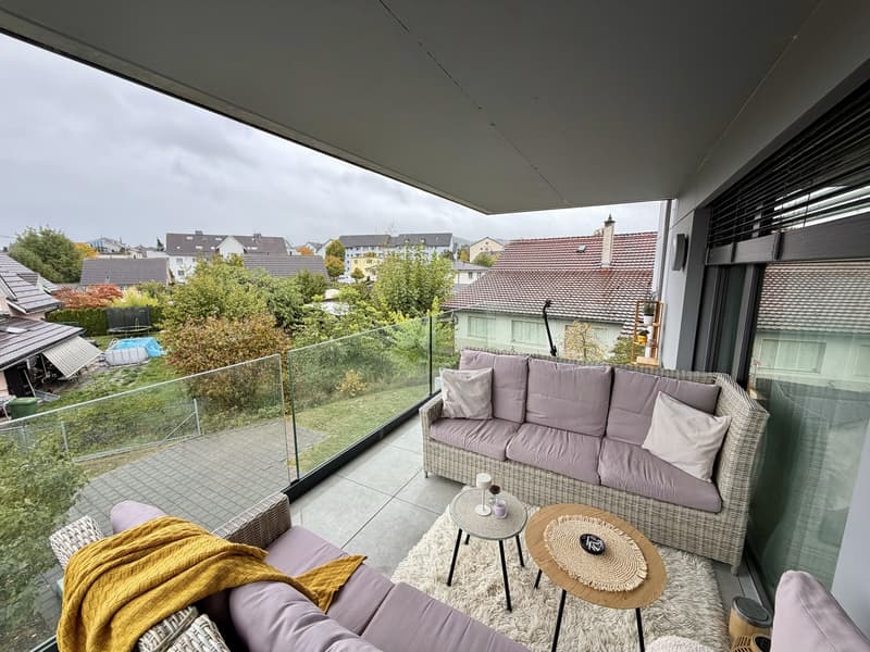 Moderne 2.5-Zimmer-Neubauwohnung mit grossem Balkon an zentraler Lage in Münchwilen TG (6)