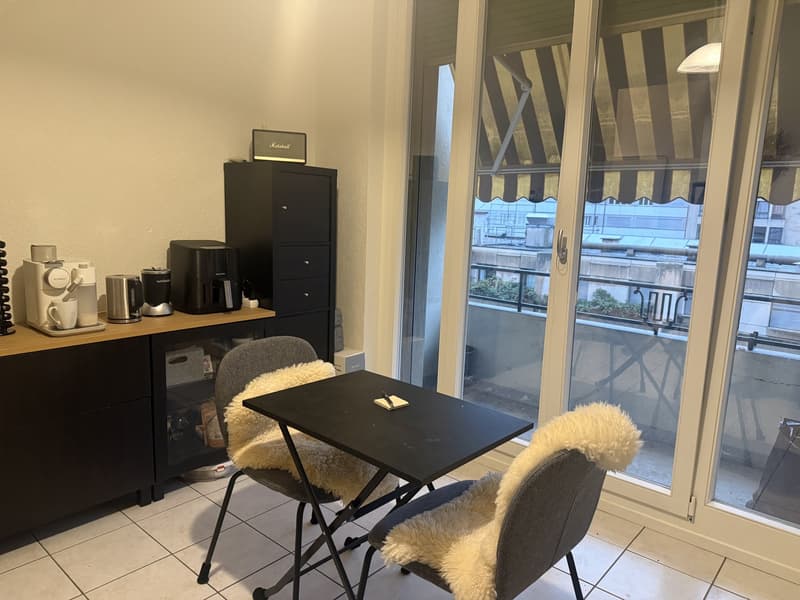 Charmant appartement de 2 pièces avec balcon au cur de Genève (2)