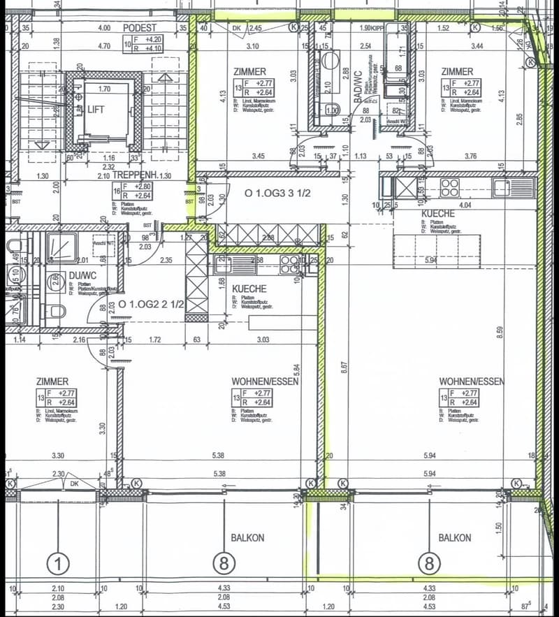 Helle 3.5-Zimmer-Wohnung mit gedecktem Balkon in Chur - Nachmieter ab 01.01.2027 (2)