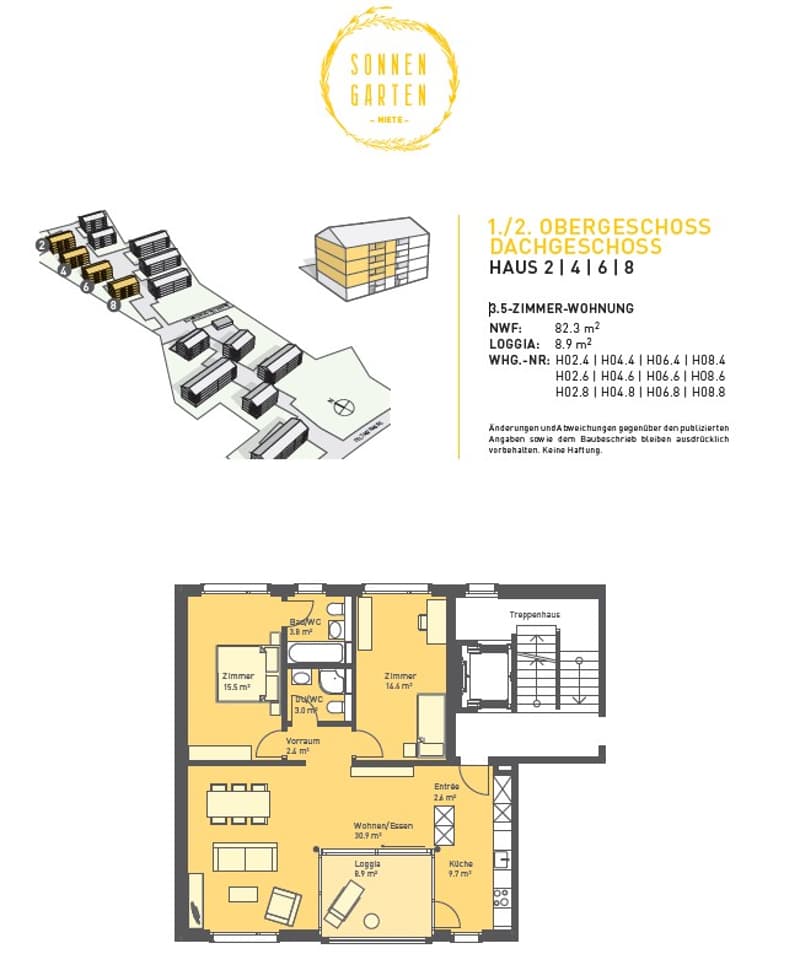 3.5 Zimmer Attikawohnung in Emmenbrücke (2)