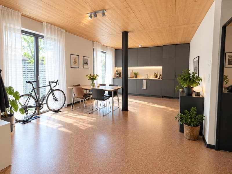 2.5 Zimmer Atelier Wohnung mit Terasse im Mattenhof (3)