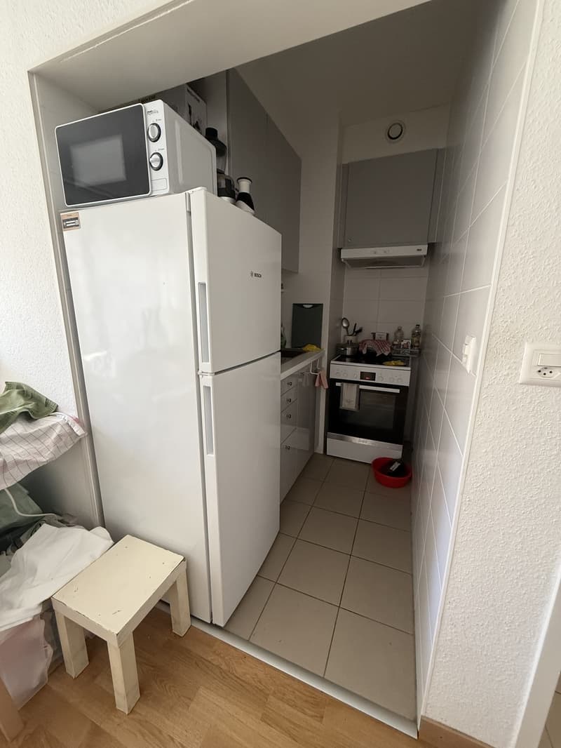 Studio avec grand balcon, Jonction, proche Uni Mail / Studio with large balcony near Uni Mail (4)