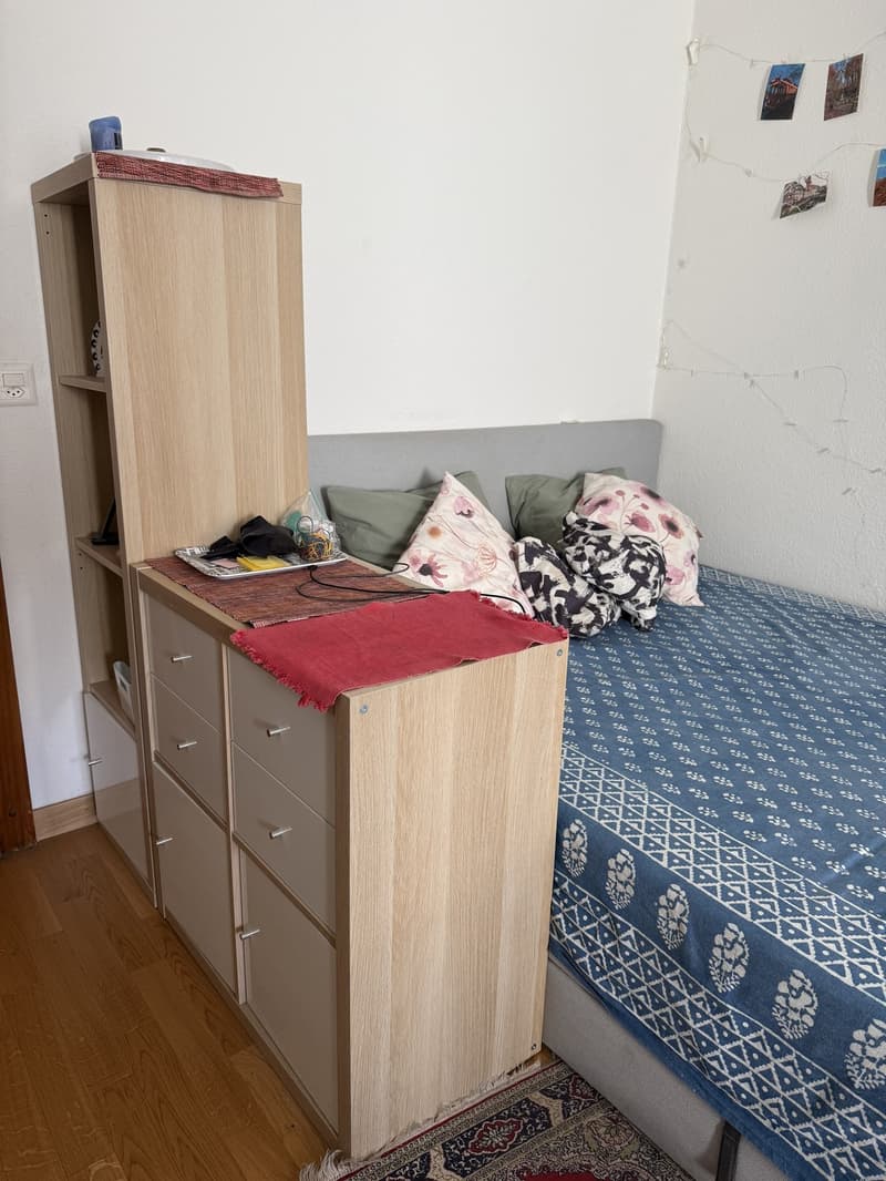 Studio avec grand balcon, Jonction, proche Uni Mail / Studio with large balcony near Uni Mail (3)