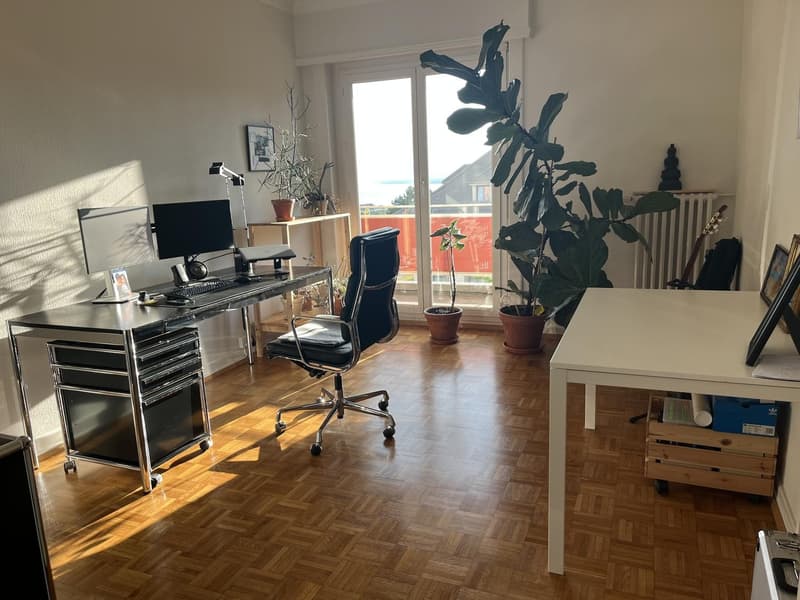 Appartement traversant près du métro Ours - vue lac (3)