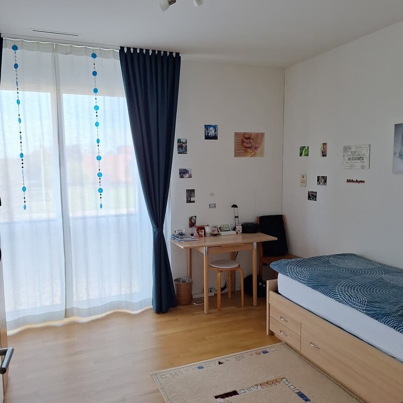 Das zu vermietende Zimmer ist unmöbliert.