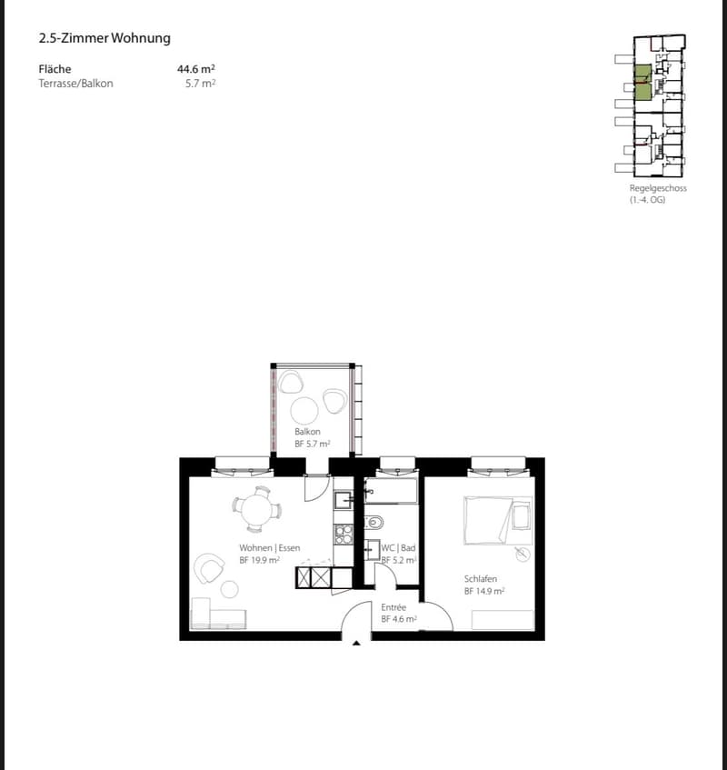 Modern 2.5-Room Apartment in Monbijou, Bern (7)