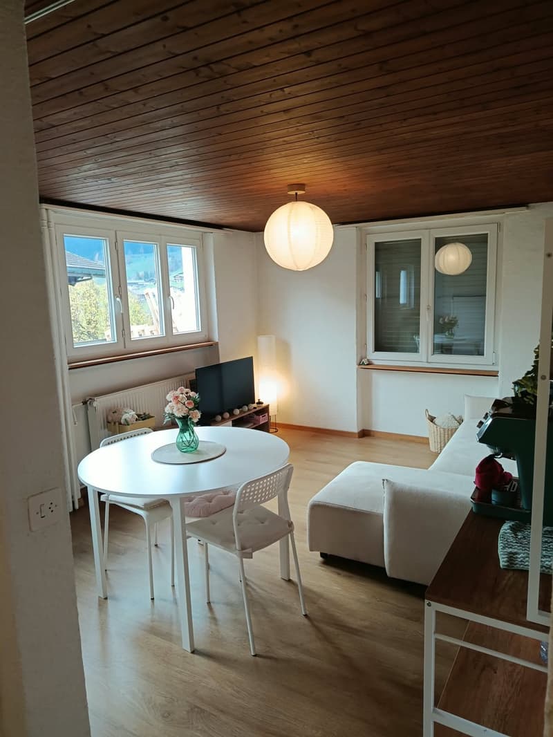 Gemütliche 2.5-Zimmer-Wohnung mit schönem Bergblick in Grindelwald (1)