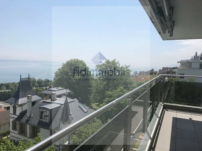 Idéalement situé avec une vue sur les alpes et lac (2)
