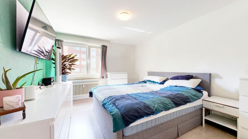 Well-maintained apartment with balcony, cellar, attic, washing machine, and parking space (11)