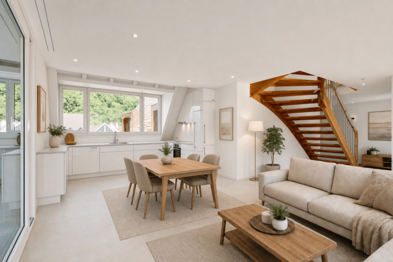 Wohnen im Dorf - Neubau 4.5-Zimmer-Maisonettewohnung (2)
