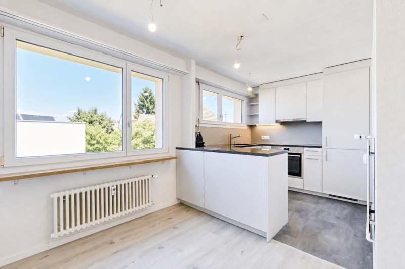 Freshly renovated 3.5-room apartment with balcony, basement, attic, washing machine, and parking space (3)