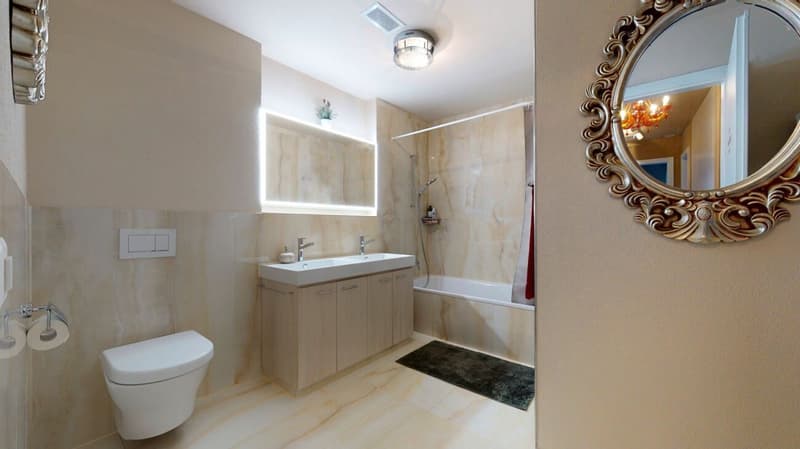 Appartement de jardin 4,5 pièces élégant avec garage et place de parking extérieure (6)