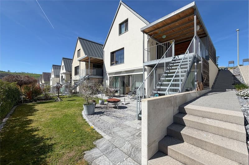 Posizione soleggiata da sogno con vista lontana, casa unifamiliare di 5,5 locali in vendita a Wintersingen (13)