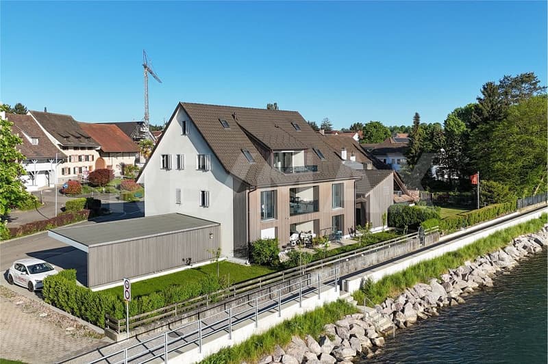 Rheinblick - Feeling like on vacation - 4.5-room maisonette apartment in Wallbach for sale (1)
